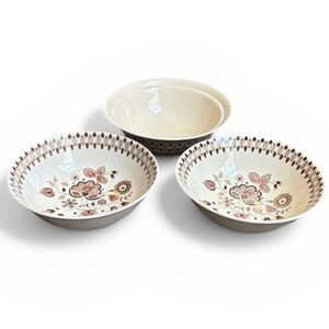 Johnson Brothers Jamestown Old Granite 8.5” Serving Bowls Set of 3